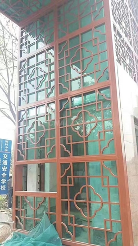 鋁窗花隔斷牆面裝飾