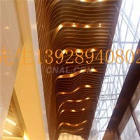 学校铝方通天花<em class='color-orange'>吊顶</em>-弧形铝方通