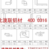 扁碼F碼裝飾龍骨鋁型材