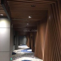 外牆格柵裝飾防風卡槽型材鋁方管