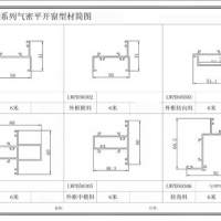 P5003型D系列氣密平開窗牌價表