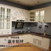 厂家直销木纹<em class='color-orange'>全</em><em class='color-orange'>铝合金</em><em class='color-orange'>橱柜</em>柜体<em class='color-orange'>铝材</em>