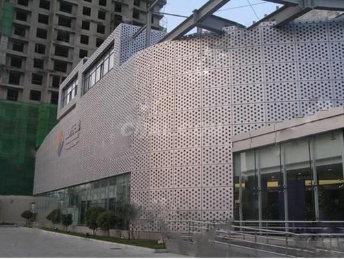 家居城幕牆氟碳造型鋁單板