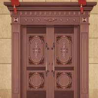 池州铜门,富贵铜制品(图),铜门
