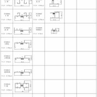 ZT100A注膠系列推拉門<em class='color-orange'>型材</em>圖