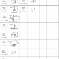 CP50穿条系列平开窗型材图