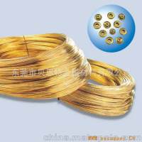 廠家直銷 環(huán)保黃銅線 直徑3mm 無鉛h65銅線 環(huán)保黃銅線批發(fā)