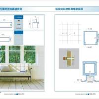 本公司供應200系列橫明豎隱幕牆簡圖