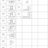 XCP60穿条系列平开窗型材图
