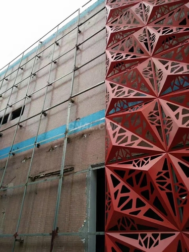 展覽廳吊頂造型鋁單板裝飾定制
