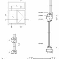 CP55B穿條系列平開窗