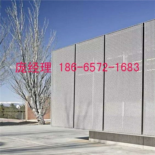 室外防護欄網板_拉伸網鋁單板供應