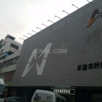 商店門頭招牌鏤空鋁單板廠家直供