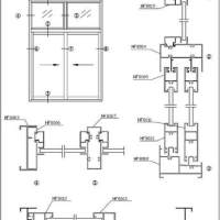 本公司供應HF802推拉窗4系列及HF802推拉窗節點圖