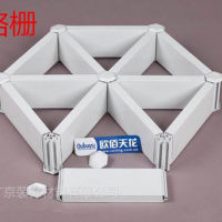 供应各种规格木纹铝格栅吊顶