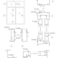 本公司供应80B系列推拉窗节点图