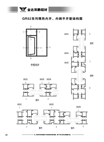 GR52系列鋁型材 鋁型材生產廠家