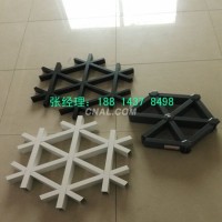 研发地铁站图书馆白色型材铝格栅