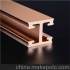 導電導熱T2紫銅型材-廣州工字型紫銅排開模擠壓無起訂量要求