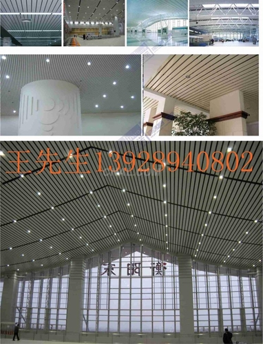 娱乐场所铝条扣天花-C形铝条扣
