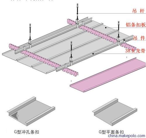 鋁條扣加工廠家13809242880