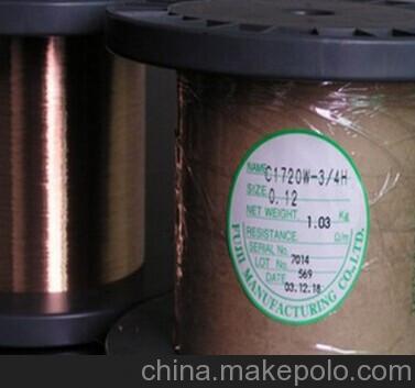 铍铜线-C17500铍铜线-高韧性弹簧NGK铍铜丝厂