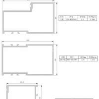 本公司供应KDJ50门系列断面简图