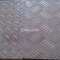 2.0mm防滑鋁板 五條筋花紋鋁板