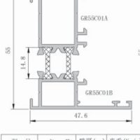 GR55C隔热平<em class='color-orange'>开窗</em>