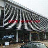 日产店外墙装铝格栅百叶标准款式