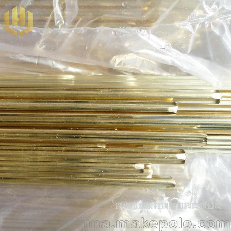 直销低铅HPB59-1铰链插销铜型材 紫铜型材 挤压异型黄铜棒厂