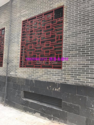 学校围墙铝窗花 商店门头铝窗花