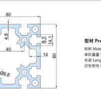 本公司供應流水線型材80系列