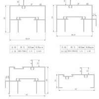 本公司供應70B<em class='color-orange'>系列</em><em class='color-orange'>推拉</em><em class='color-orange'>窗</em>斷面簡圖