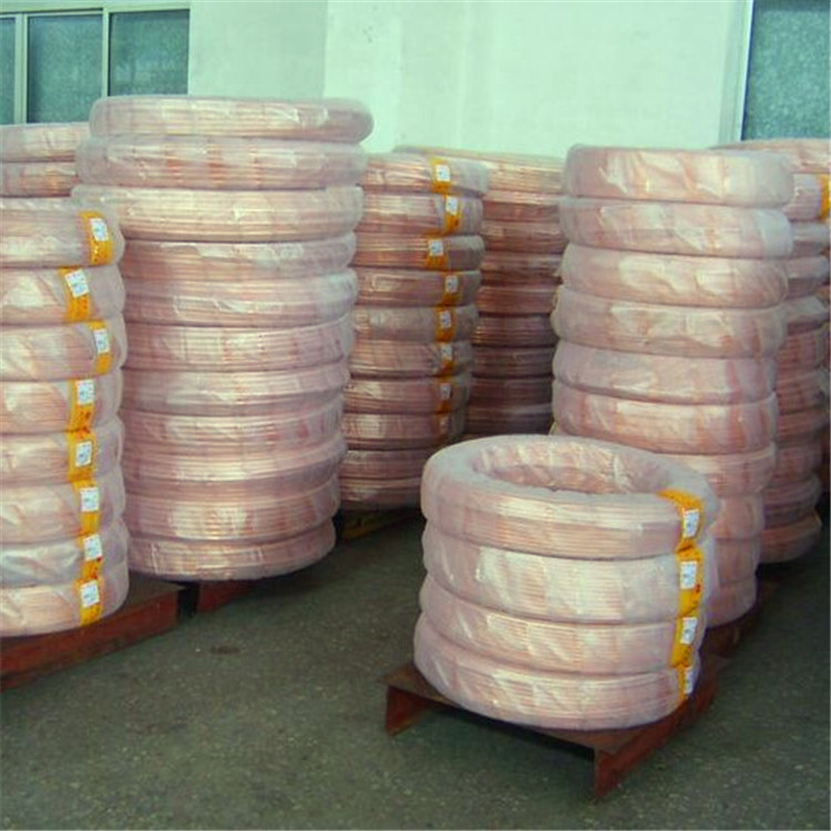 天津空調銅管8×1包塑紫銅管價格