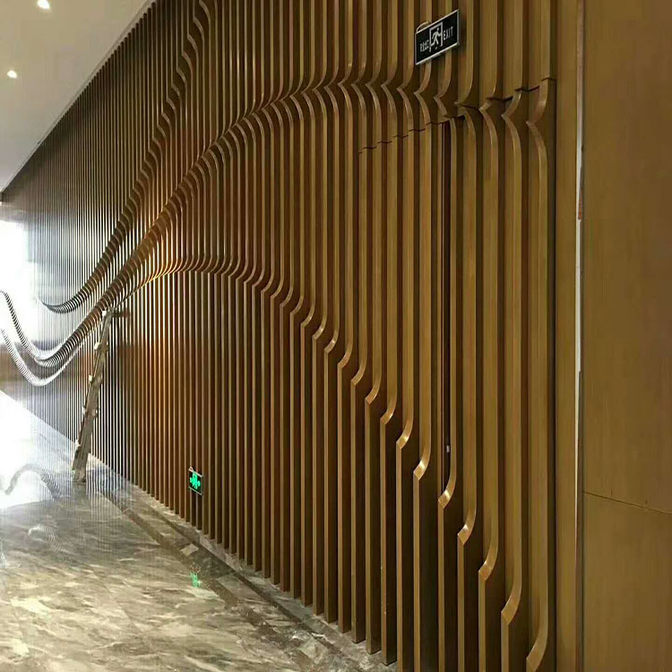 鋁合金造型背景牆造型波浪鋁板