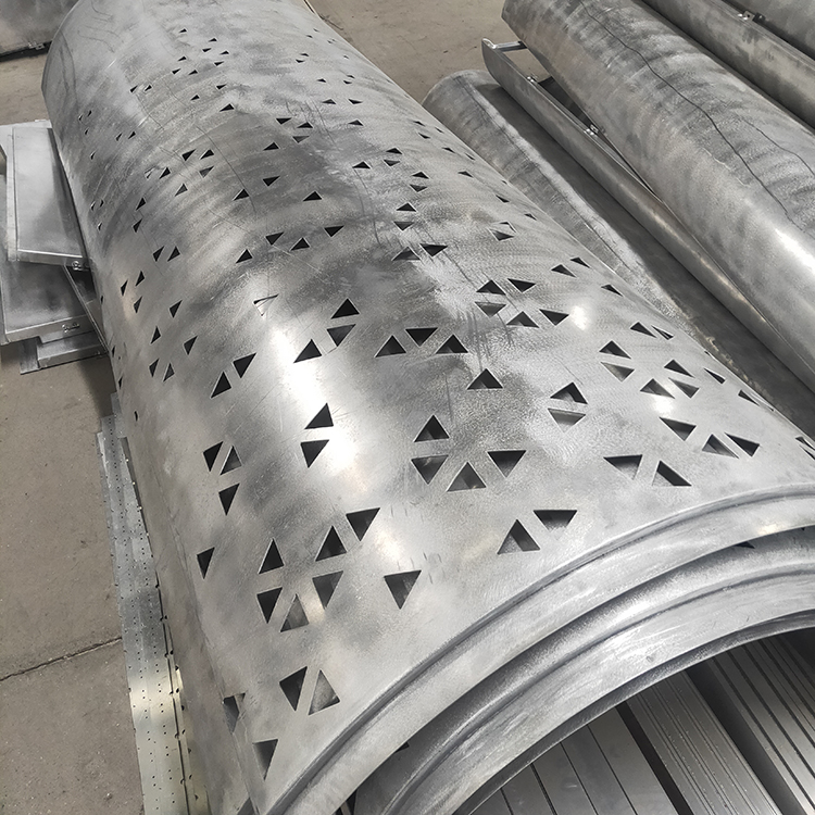 木纹铝单板冲孔包柱铝单板工厂定制