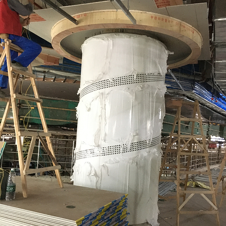 木纹铝单板冲孔包柱铝单板工厂定制