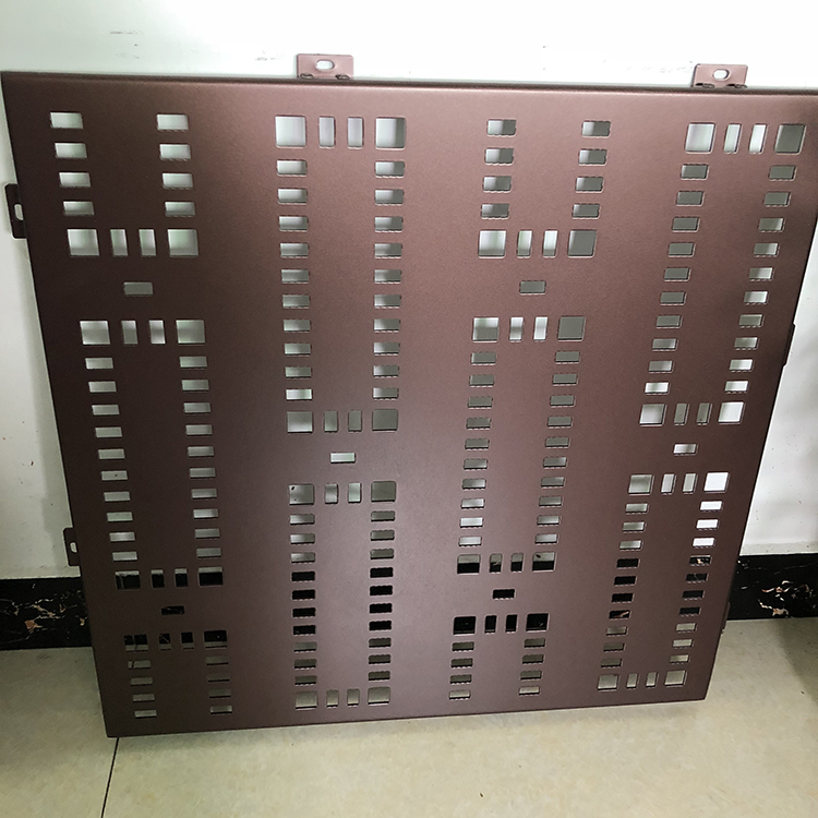 古铜色冲孔铝板镂空铝单板工厂批发