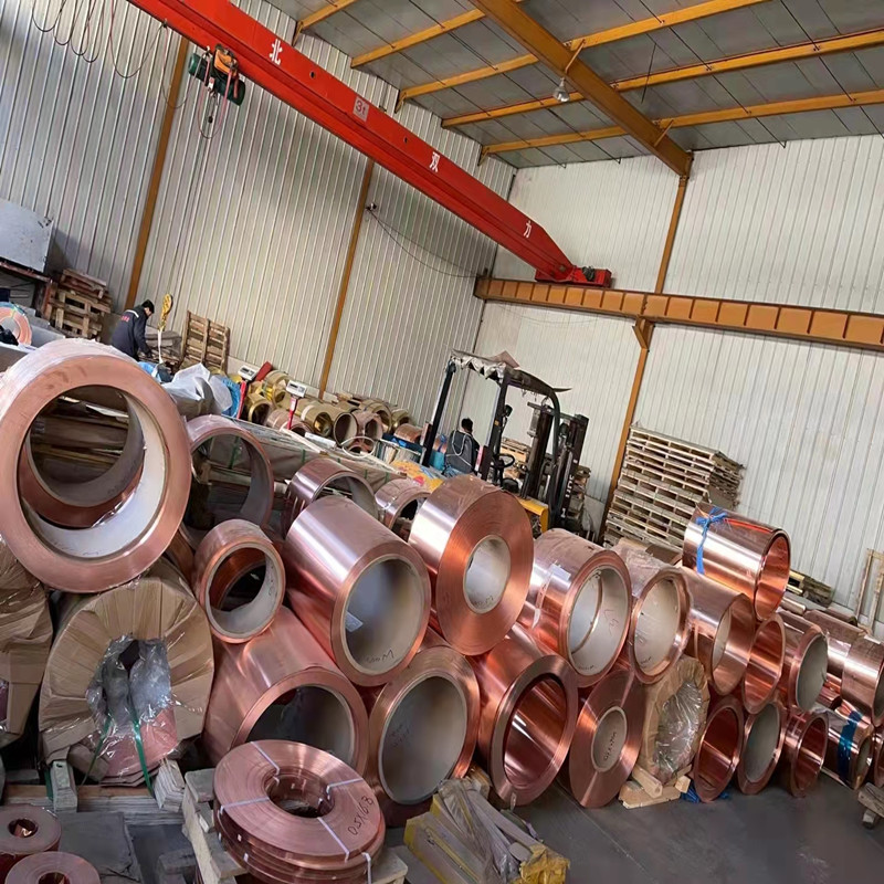 天津紫銅板廠1m寬變壓器銅帶生產