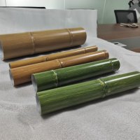 竹紋鋁圓管廠家仿竹鋁格柵<em class='color-orange'>幕牆</em>定制