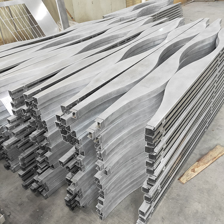 波浪铝单板造型铝板包柱吊顶铝天花