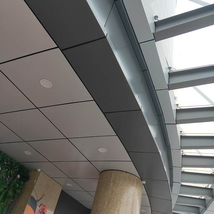 酒店雨棚铝板厂家廊架铝单板定制