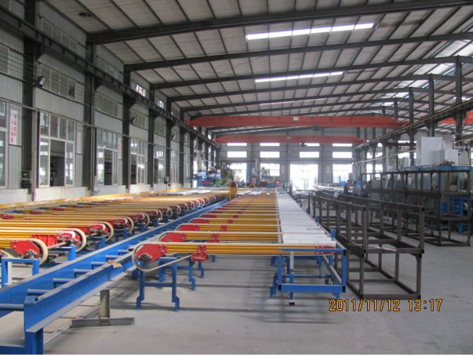 第三厂区高质量铝材部分挤压生产线